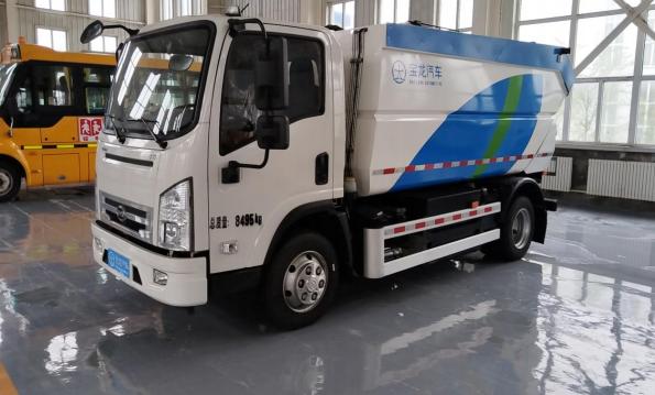 纯电动自装卸式垃圾车